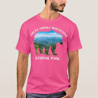 T-shirt Parc national des Great Smoky Mountains Bear Campi