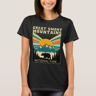 T-shirt parc national des great smoky mountains coucher de