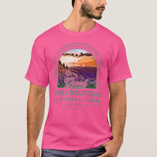 T-shirt Parc national des Great Smoky Mountains Randonnée 