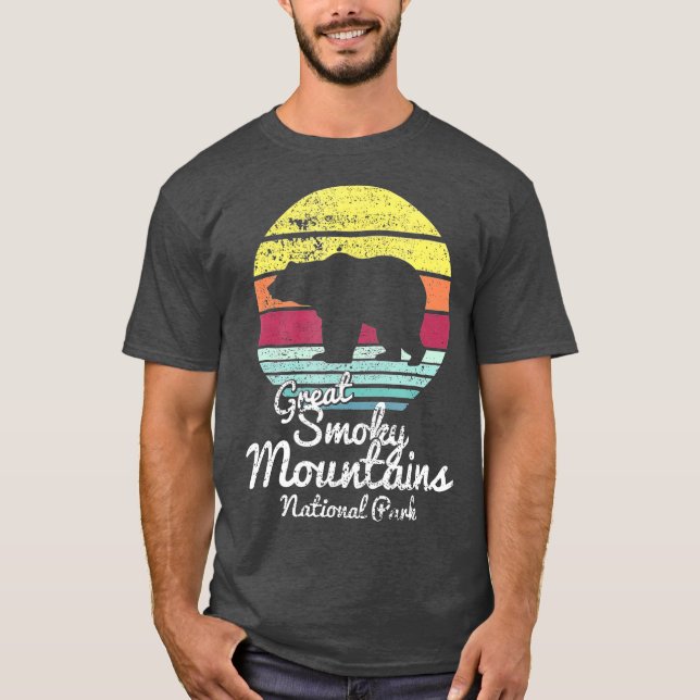 T-shirt Parc national des Great Smoky Mountains (RTN) (Devant)