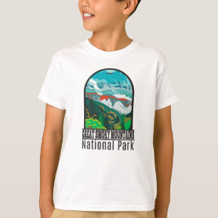 T-shirt Parc national des Great Smoky Mountains T-Shi Vint