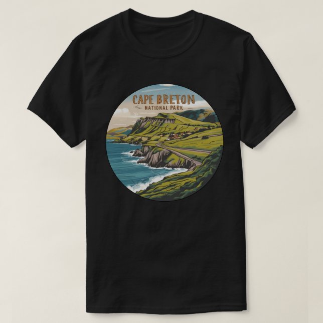 T-shirt Parc national des Hautes-Terres-du-Cap-Breton (Design devant)