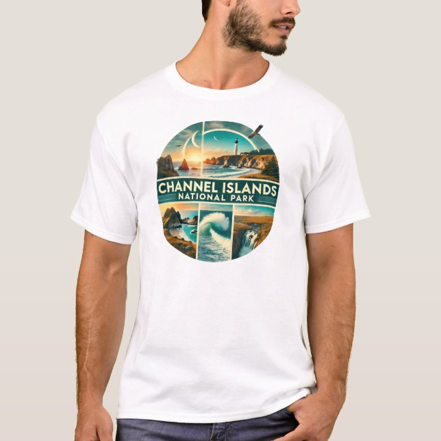 T-shirt Parc national des îles Channel (Devant)