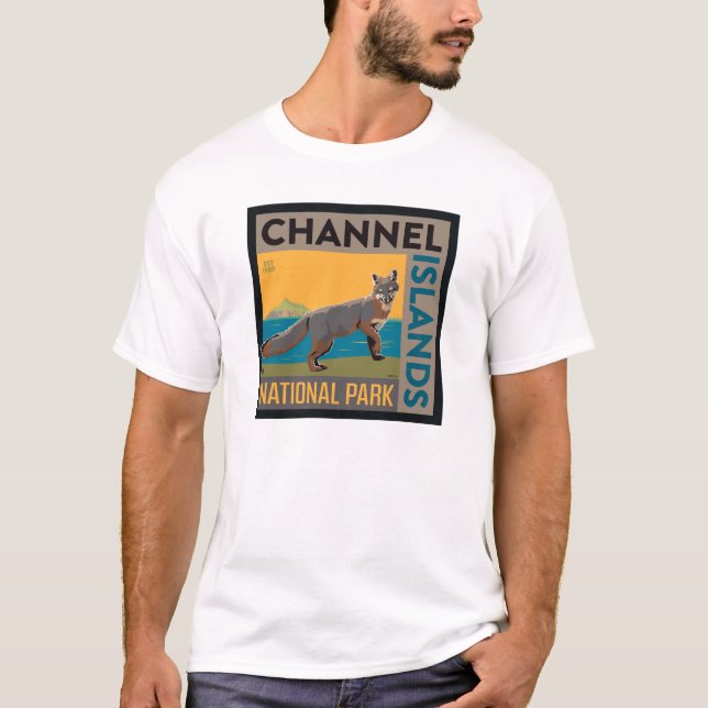 T-shirt Parc national des îles Channel | Fox (Devant)