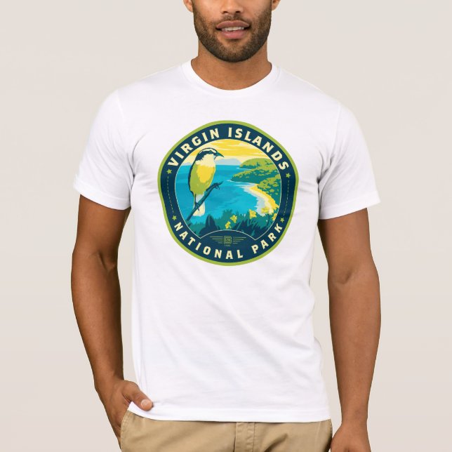 T-shirt Parc national des Îles Vierges (Devant)