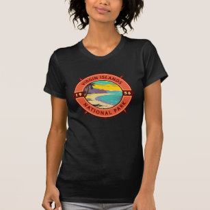 T-shirt Parc national des Îles Vierges Emblème de la bouss
