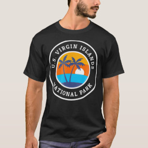 T-shirt Parc national des Îles Vierges Retro T Shirt Nati