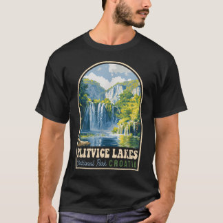 T-shirt Parc national des lacs de Plitvice en Croatie Souv