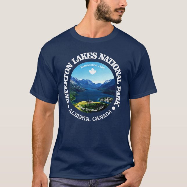 T-shirt Parc national des Lacs-Waterton (Devant)
