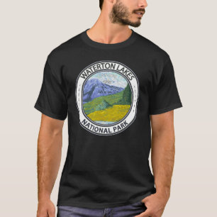 T-shirt Parc national des Lacs-Waterton Badge Canada
