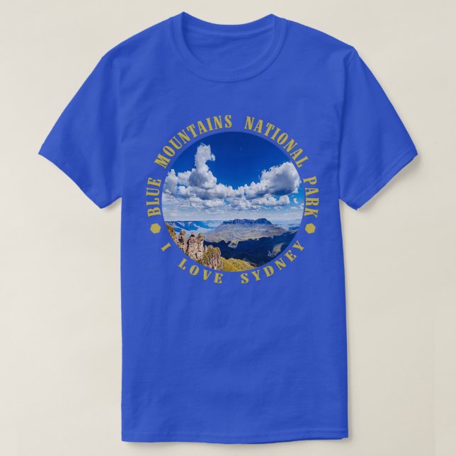 T-shirt Parc national des Montagnes Bleues 1 (Design devant)