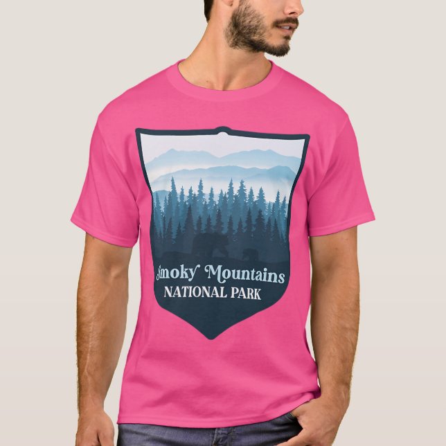 T-shirt Parc national des Montagnes Fumées (Devant)
