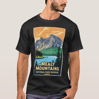 T-shirt Parc national des Monts-du-Mer Canada Trave Vintag