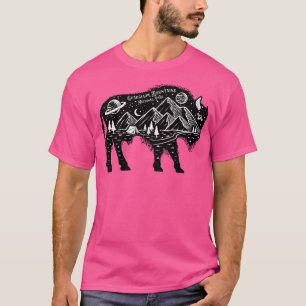 T-shirt Parc national des monts Guadalupe Starry Sky Bison