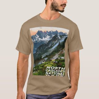 T-shirt Parc national des North Cascades amis caesium