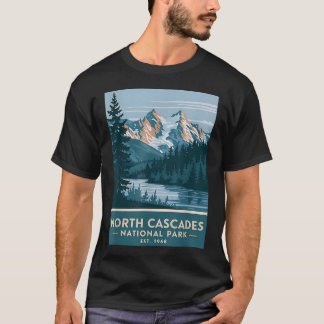 T-shirt Parc national des North Cascades Vintage