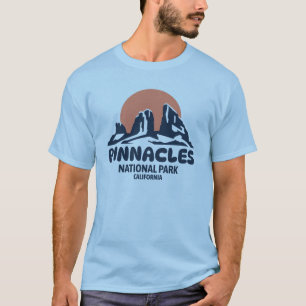T-shirt Parc national des Pinacles Californie Red Sun Natu