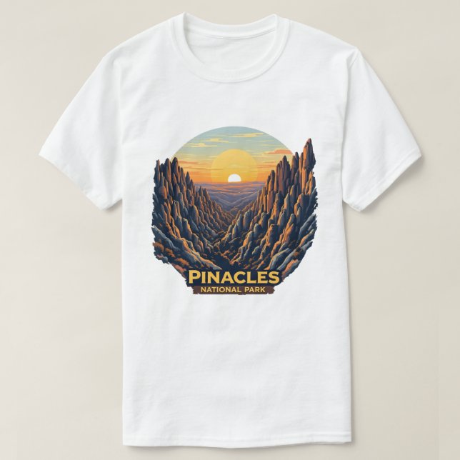 T-shirt Parc national des Pinnacles - Californie (Design devant)
