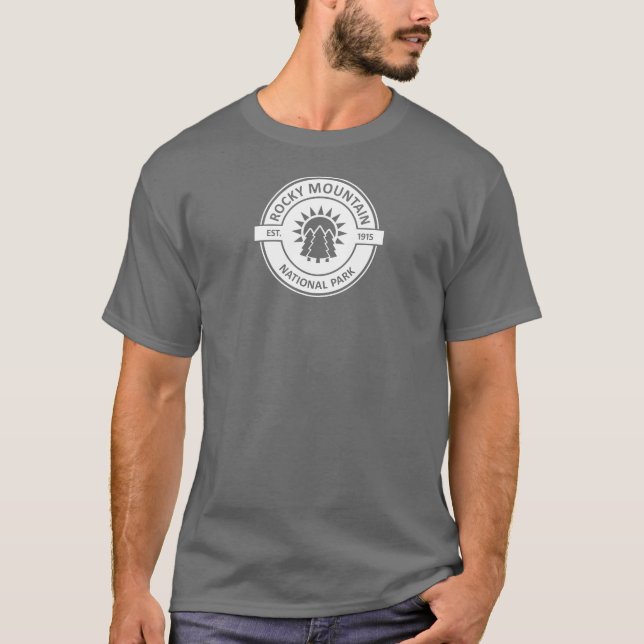 T-shirt Parc national des Rocheuses (Devant)