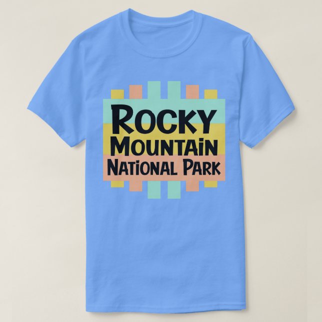 T-shirt Parc national des Rocheuses (Design devant)