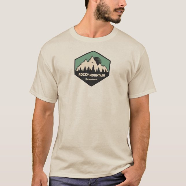 T-shirt Parc national des Rocheuses (Devant)