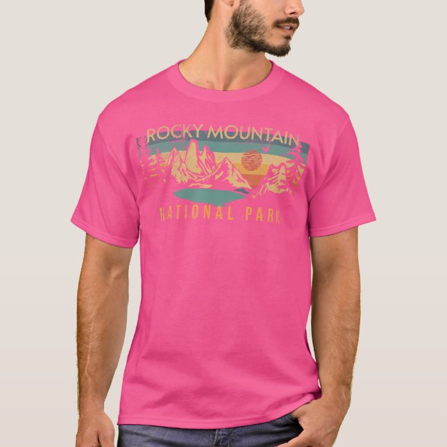 T-shirt Parc national des Rocheuses (Devant)