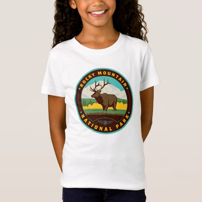 T-Shirt Parc national des Rocheuses (Devant)