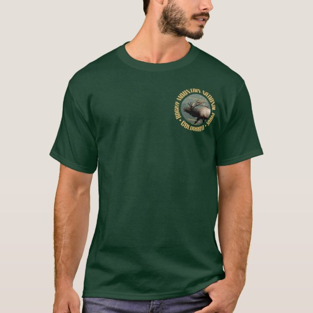 T-shirt Parc national des Rocheuses (Devant)