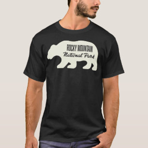 T-shirt Parc national des Rocheuses Bear Tan