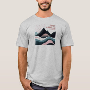 T-shirt Parc national des Rocheuses Collines colorées