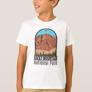 T-shirt Parc national des Rocheuses Colorado Longs Peak