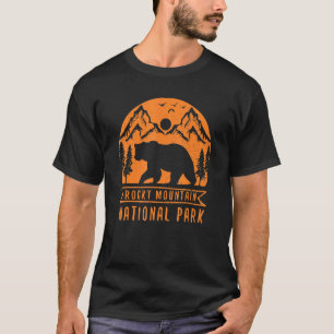 T-shirt Parc national des Rocheuses Us Vintage Colorado H