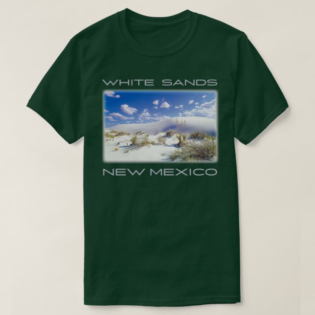 T-shirt Parc national des Sables Blancs Un terrain du dése (Design devant)