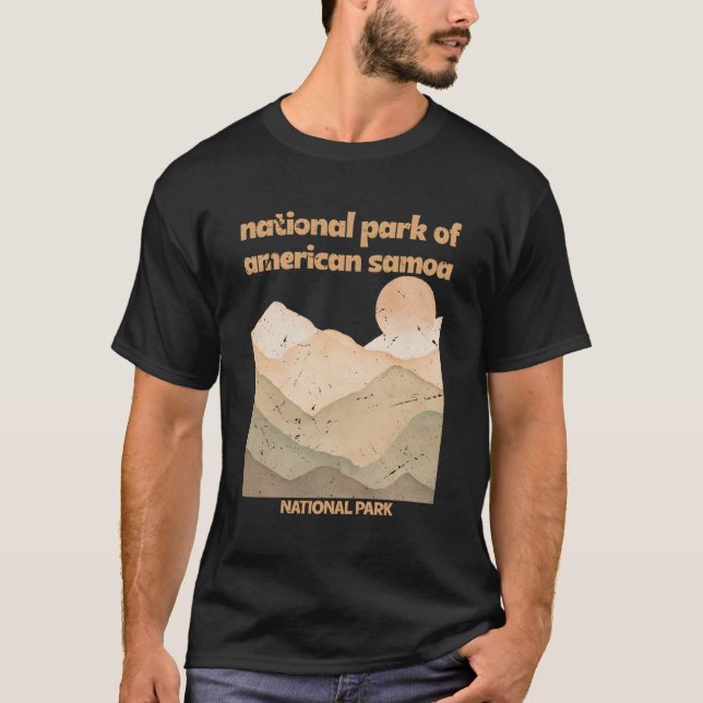 T-shirt Parc National Des Samoa Américaines (Devant)