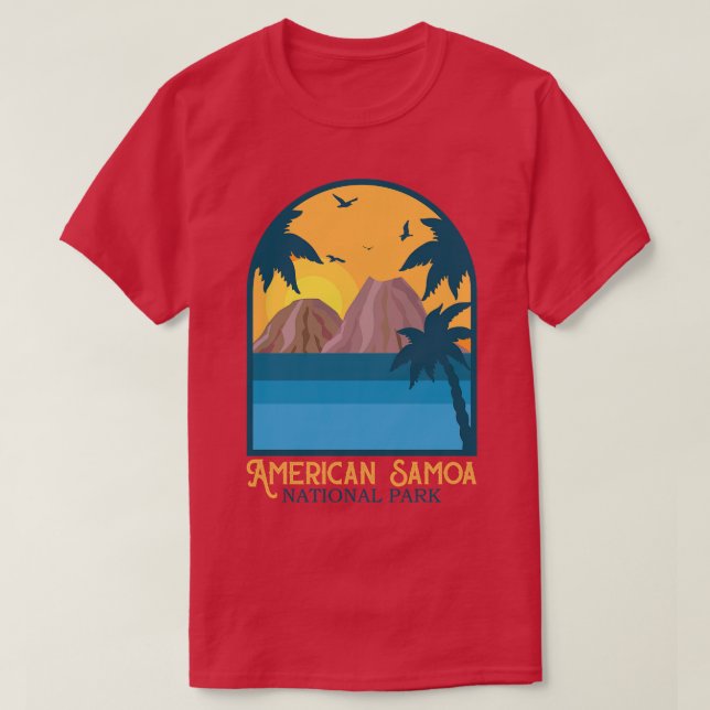T-shirt Parc national des Samoa américaines (Design devant)