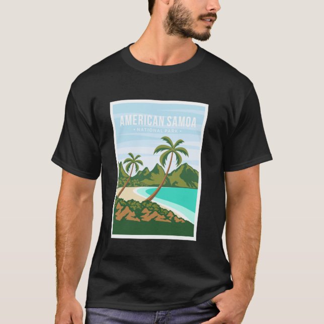 T-shirt Parc national des Samoa américaines (Devant)