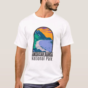 T-shirt Parc national des Samoa américaines Ofu Beach Vint