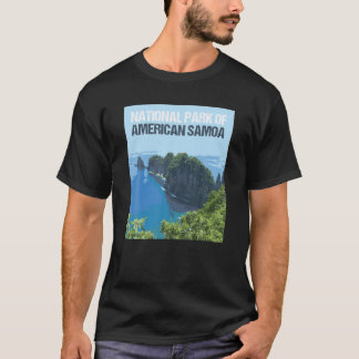 T-shirt Parc National Des Samoa Américaines Poster Design