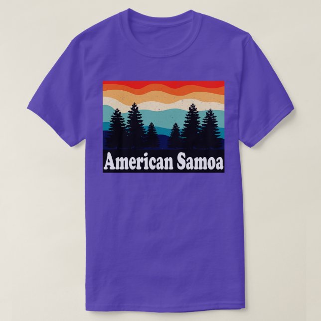 T-shirt Parc national des Samoa américaines Samoa américai (Design devant)