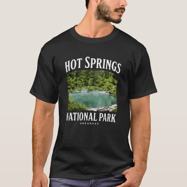 T-shirt Parc national des sources chaudes Arkansas (Devant)