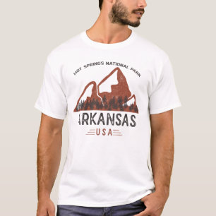 T-shirt Parc national des sources chaudes vintages