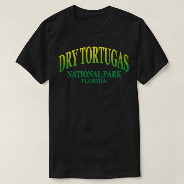 T-shirt Parc national des Tortugas Sèches Floride (Design devant)