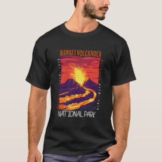 T-shirt Parc national des volcans d'Hawaii Kilauea Volcano