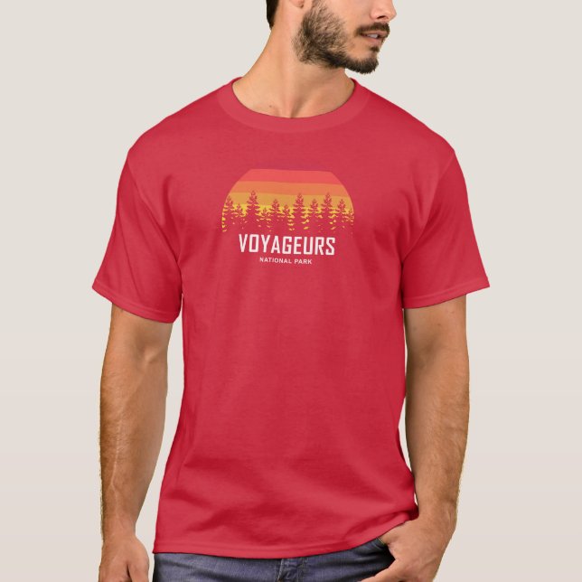 T-shirt Parc national des Voyageurs (Devant)