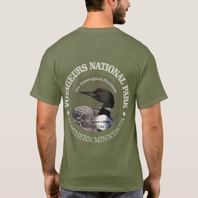 T-shirt Parc national des Voyageurs (Loon) (Dos)