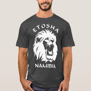 T-shirt Parc national d'Etosha Namibie Face de lion
