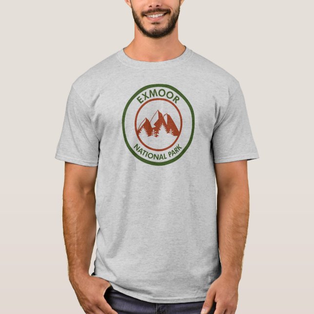 T-shirt Parc national d'Exmoor (Devant)