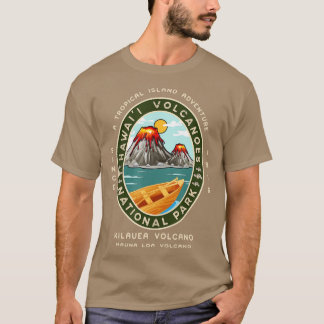 T-shirt Parc national d'Hawaii Volcans Kilauea Mauna Loa
