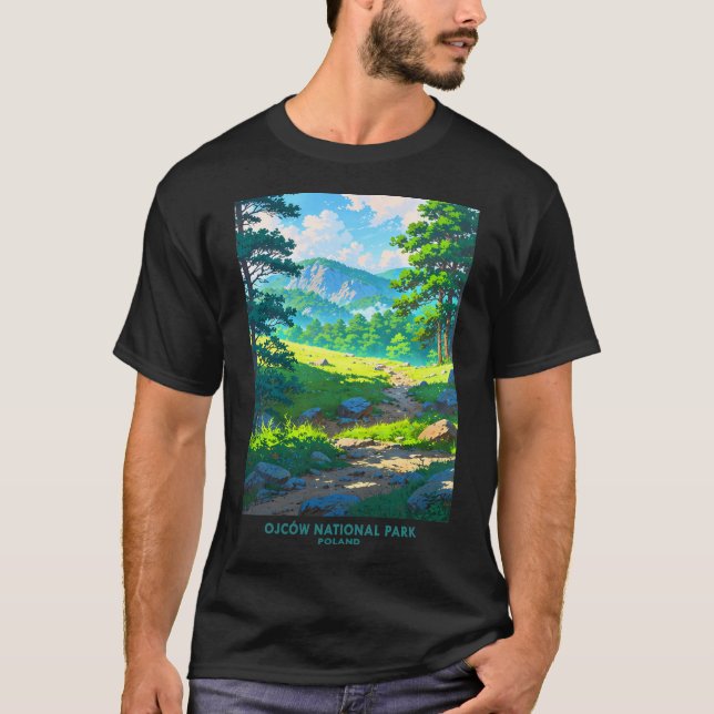 T-shirt Parc national d'Ojcw Pologne (Devant)
