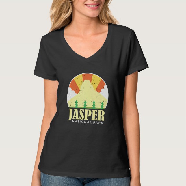 T-shirt Parc national du Canada Jasper Alberta Souvenir Ic (Devant)